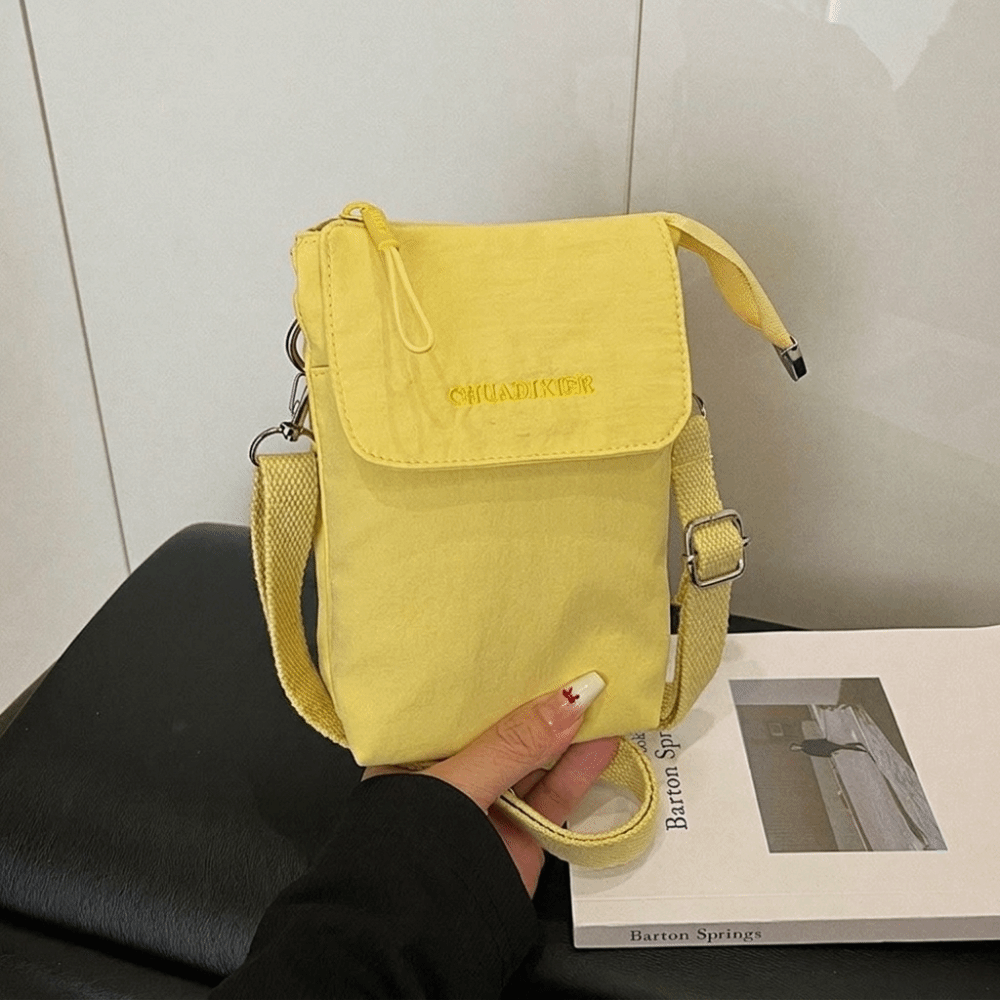 Solid Color Nylon Phone Bag Ul - Interior Design Style ulasan dan harga