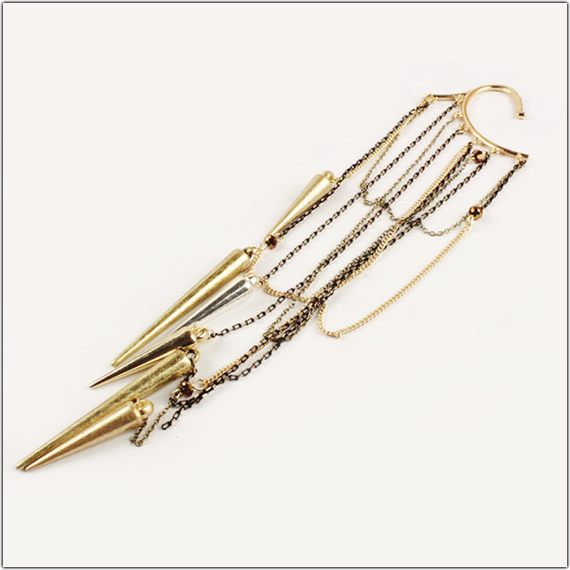 1piece Vintage Ear Hook Clip E - Antique Brass Hook ulasan dan harga