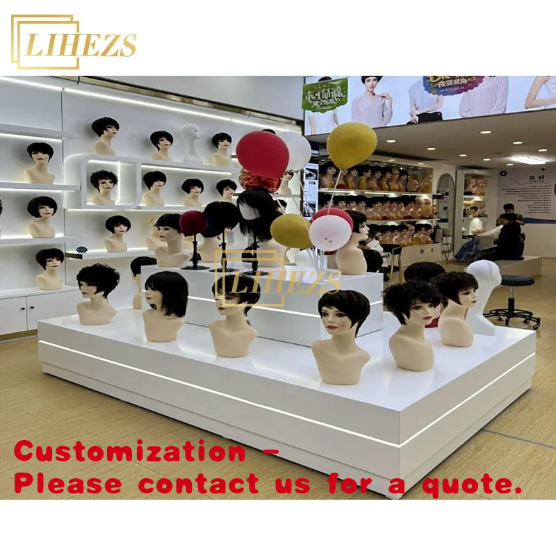 custom.Modern Luxury Wig Displ - Interior Designer ulasan dan harga