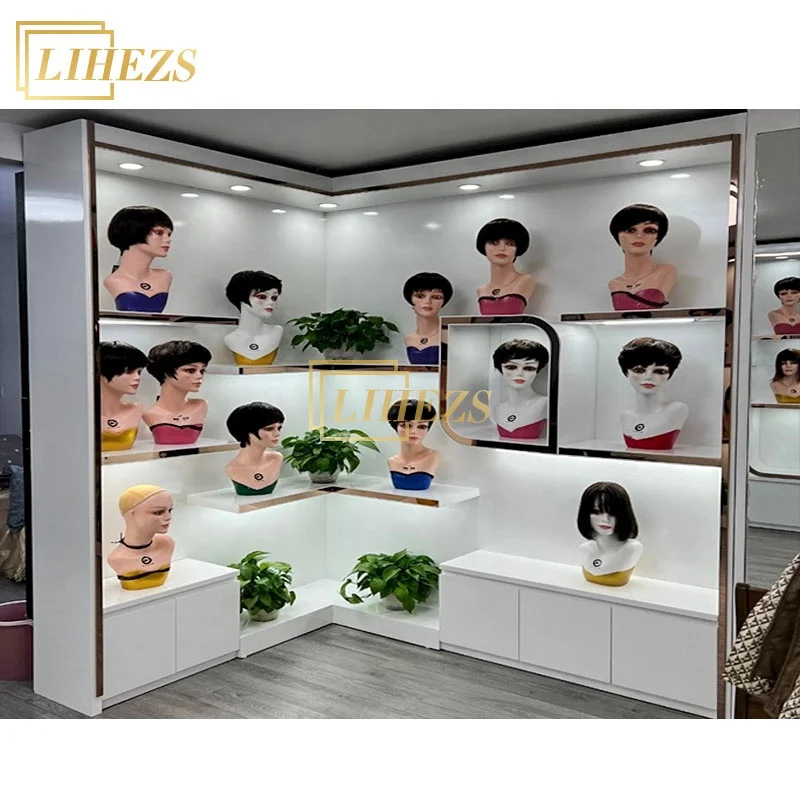 custom.Modern Luxury Wig Displ - Interior Designer ulasan dan harga