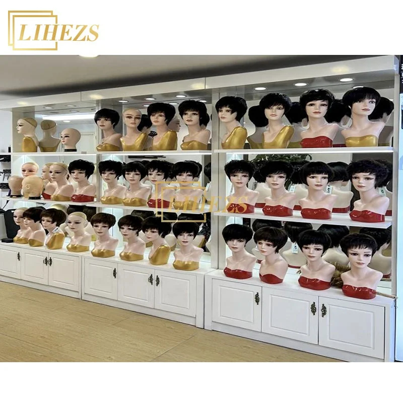 custom.Modern Luxury Wig Displ - Interior Designer ulasan dan harga