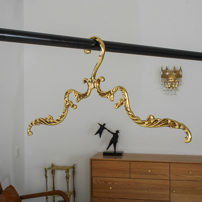 Vintage Brass Coat Hanger Prem - Antique Brass Hook ulasan dan harga