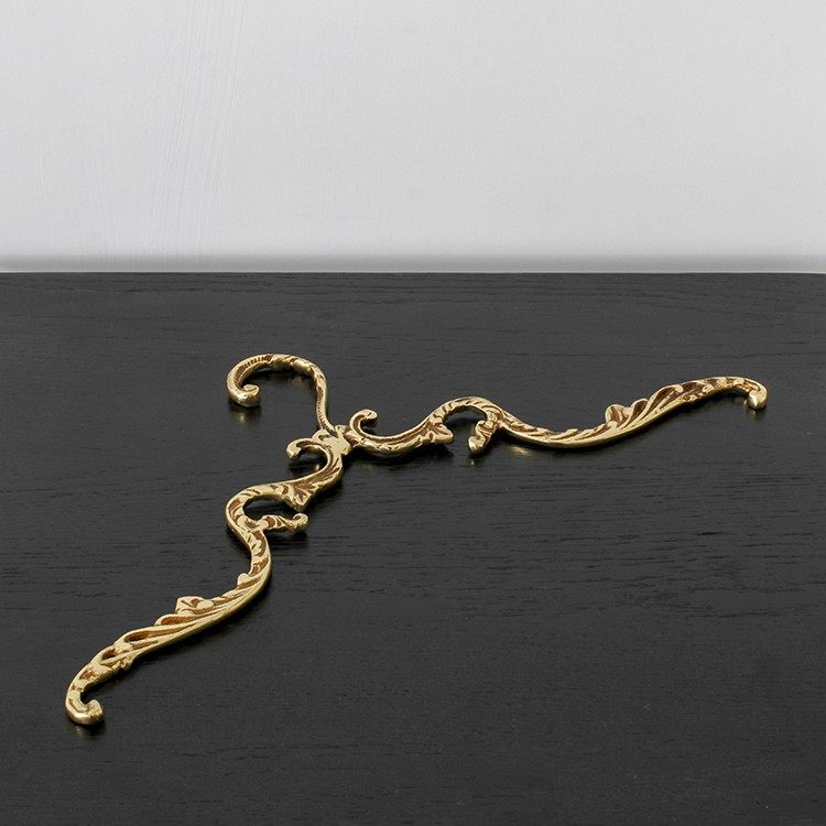 Vintage Brass Coat Hanger Prem - Antique Brass Hook ulasan dan harga