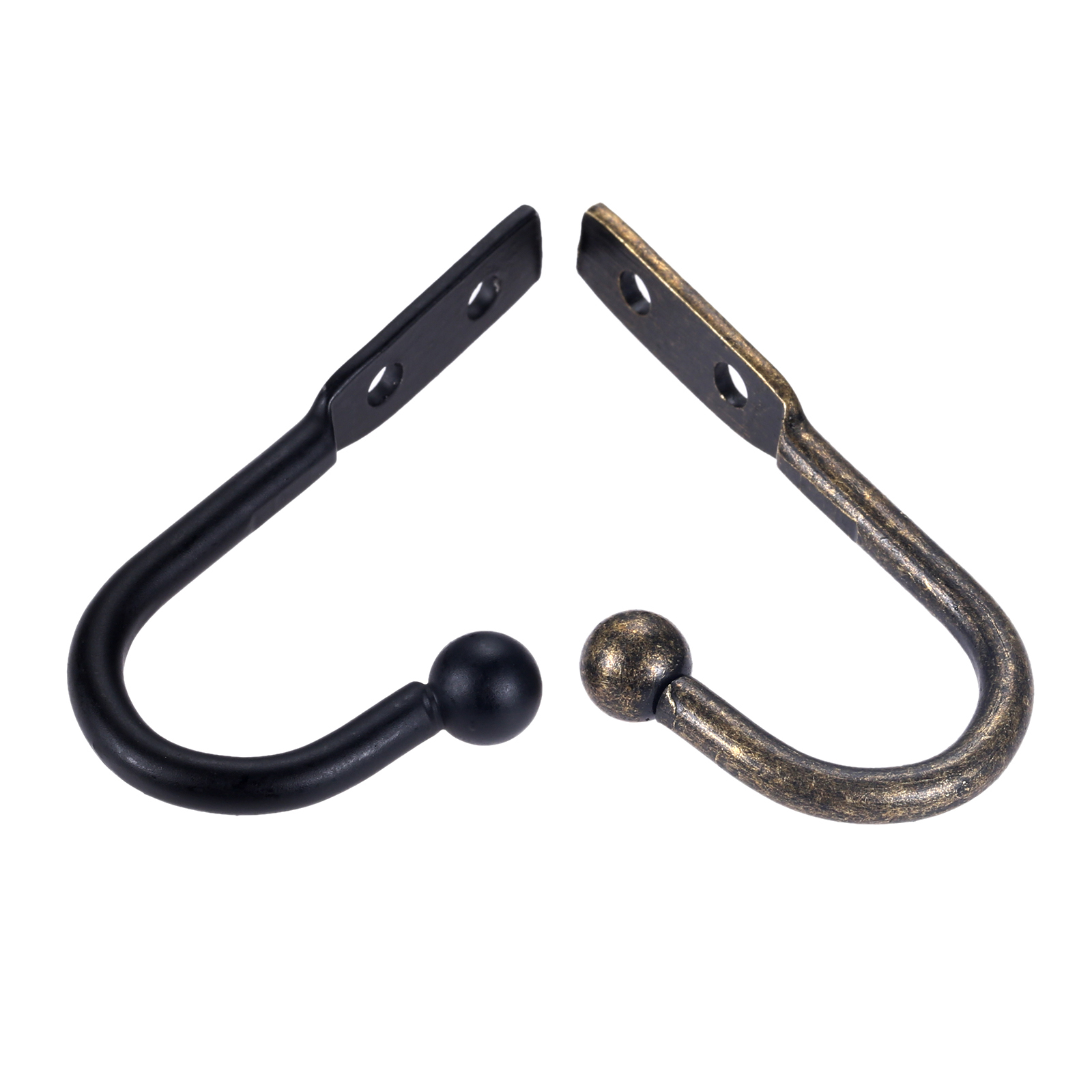 5pcs Vintage Black/Antique Bro - Antique Brass Hook ulasan dan harga