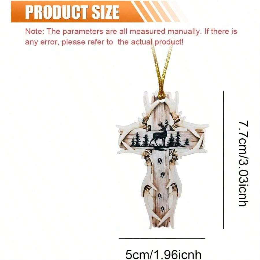 Deer Antler Cross Car Rearview - Interior Design Style ulasan dan harga