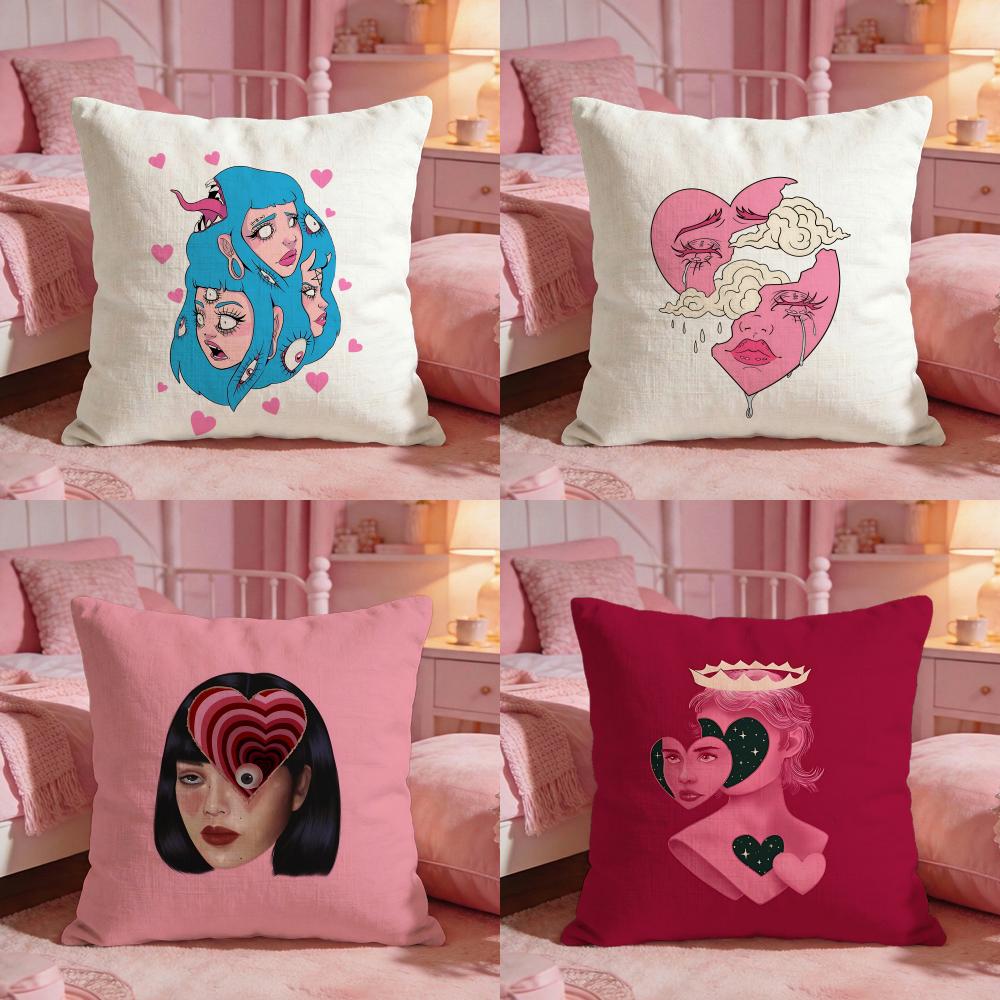 Heartbreak Lady Graphic Cushio - Interior Design Graphic Design ulasan dan harga