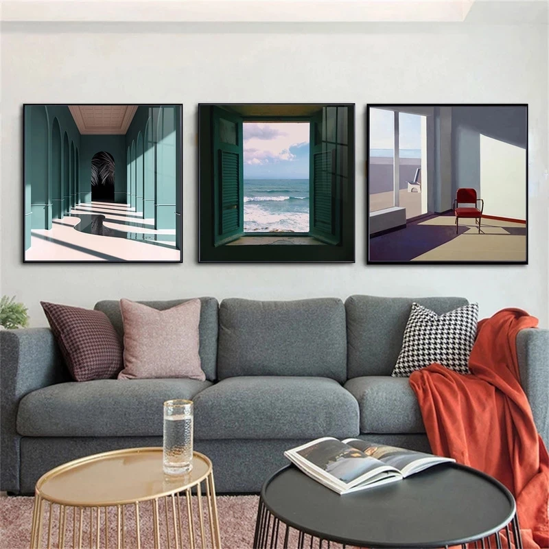 Nordic Window Outside Landscap - Interior Designer ulasan dan harga
