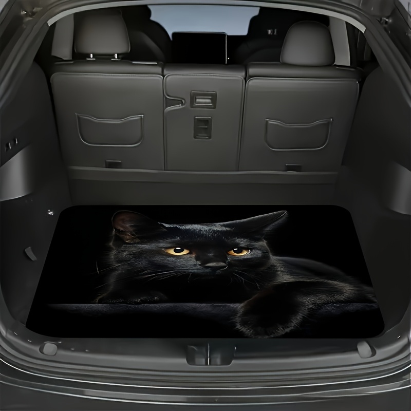 1pc Car Trunk Mat, 2D Graphic  - Interior Design Graphic Design ulasan dan harga