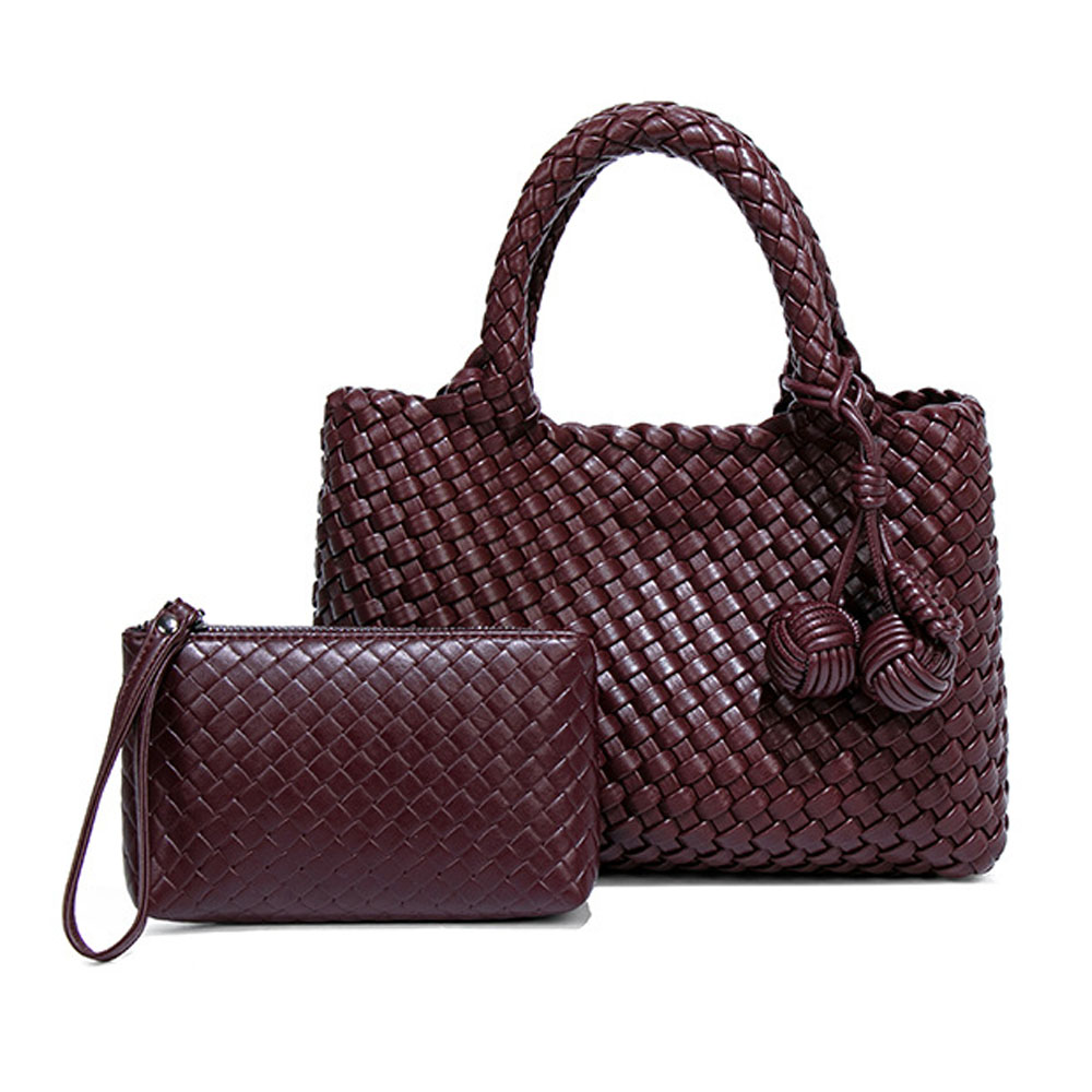 Woven Shopper Bag Fashionable  - Interior Design Style ulasan dan harga