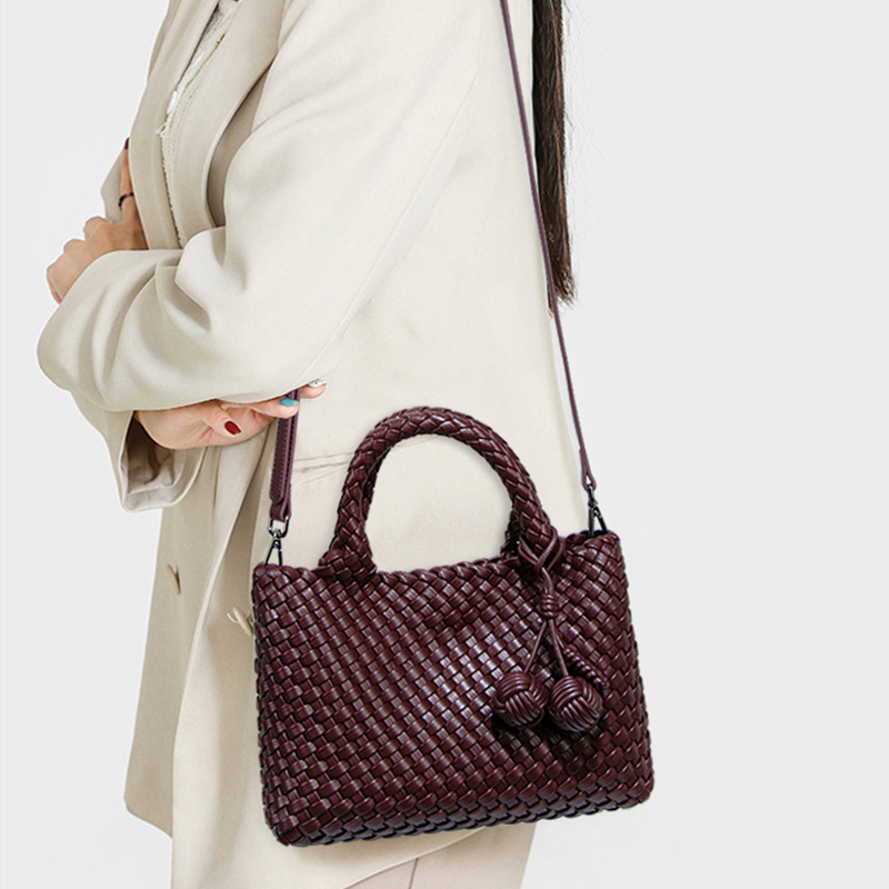 Woven Shopper Bag Fashionable  - Interior Design Style ulasan dan harga