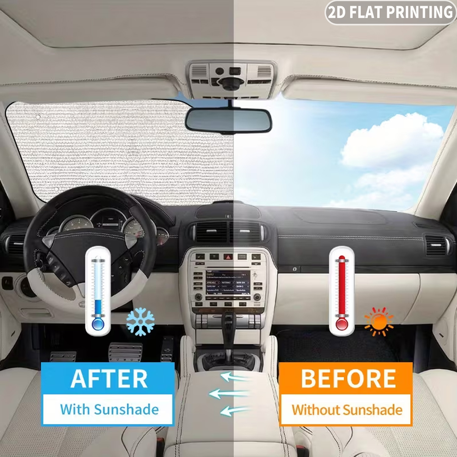 1pc Universal Car Windshield S - Interior Designer ulasan dan harga