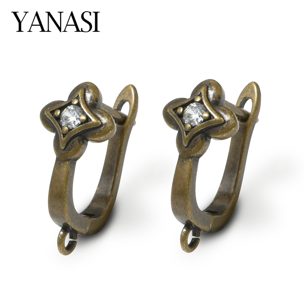 NEW 1 Pair Antique Bronze Bras - Antique Brass Hook ulasan dan harga