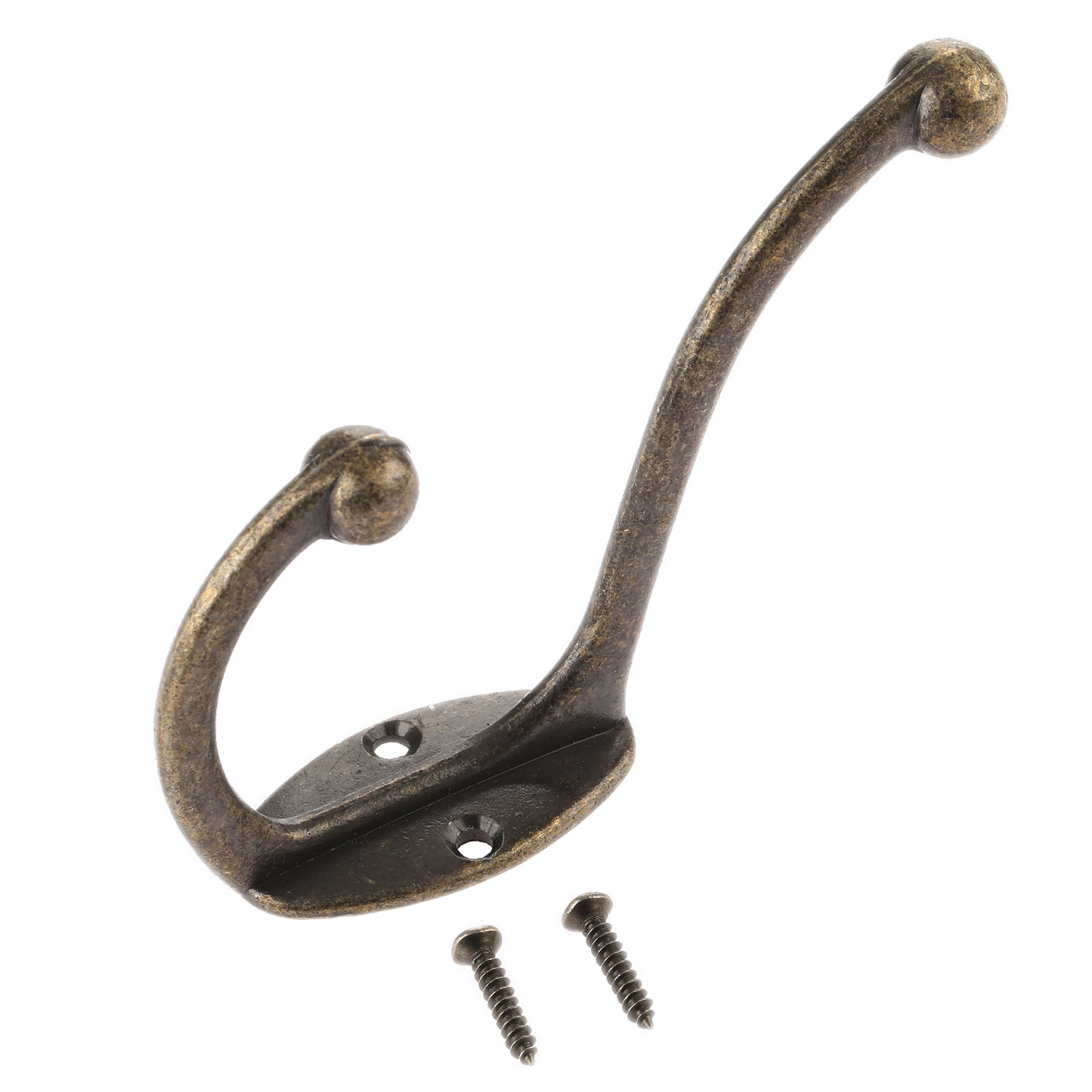 2Pcs Kitchen Bathroom Vintage  - Antique Brass Hook ulasan dan harga