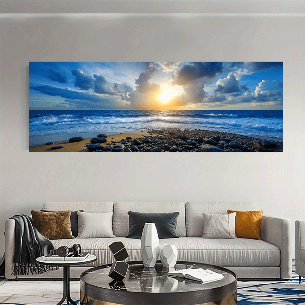 1PC-Canvas poster Unframed Oce - Interior Designer ulasan dan harga