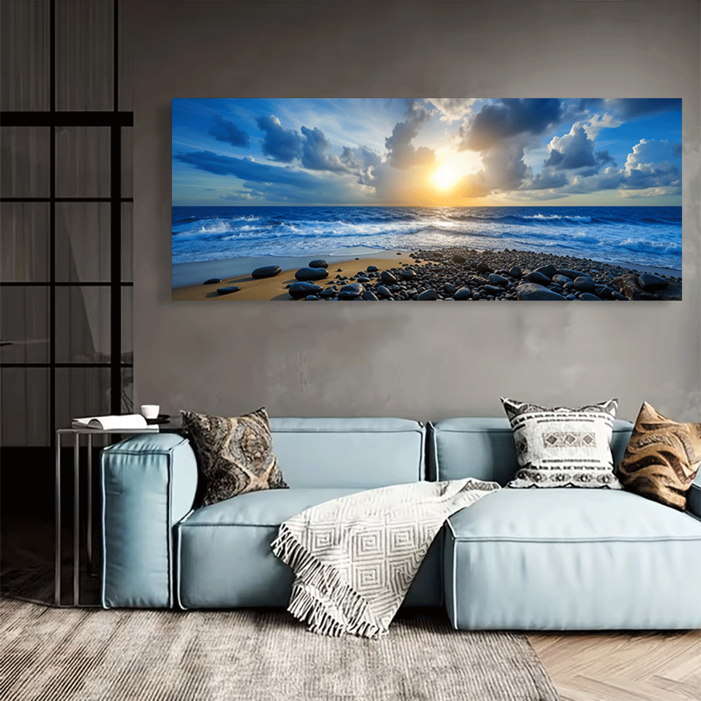 1PC-Canvas poster Unframed Oce - Interior Designer ulasan dan harga