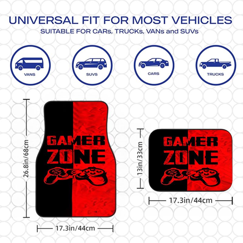 Universal Car Floor Mats Set 4 - Interior Design Zoning ulasan dan harga