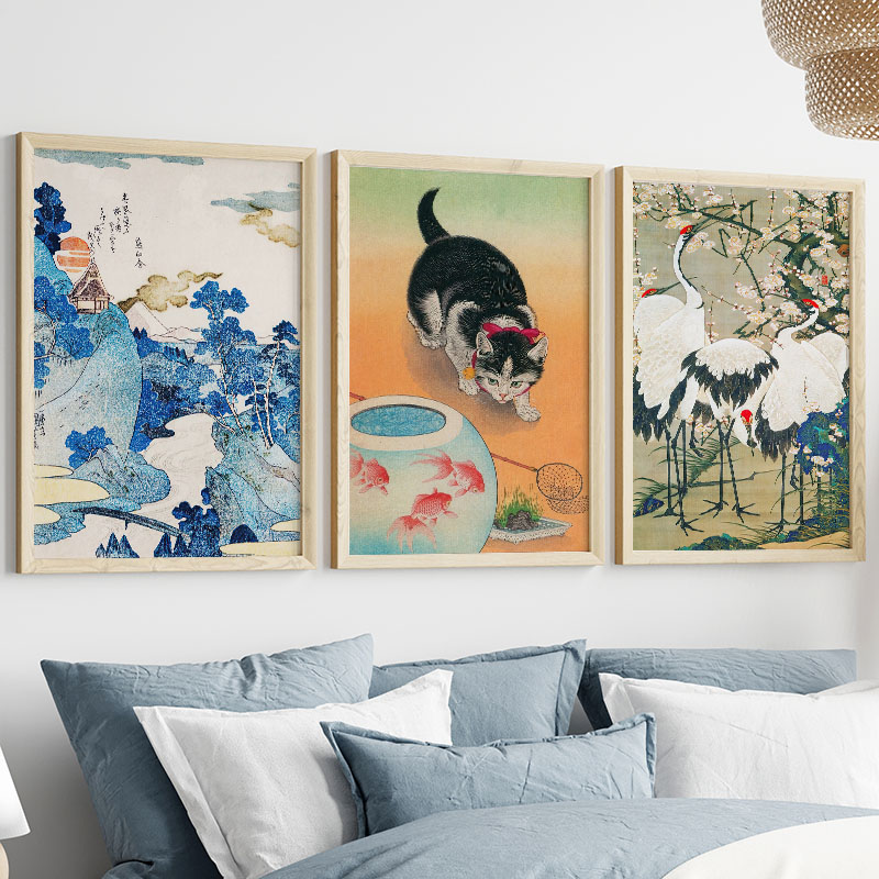 Japanese Katsushika Hokusai Ca - Interior Designer ulasan dan harga