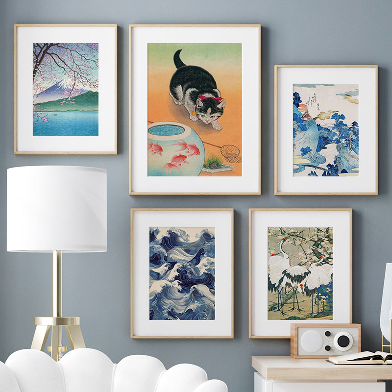 Japanese Katsushika Hokusai Ca - Interior Designer ulasan dan harga