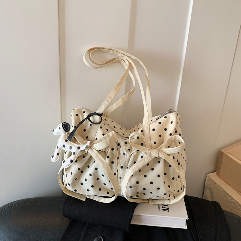 New Fashion Polka Dot Tote Bag - Interior Design Style ulasan dan harga