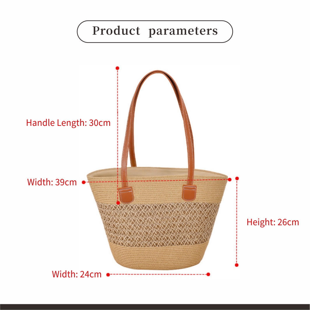 Straw Woven Basket Handbag Wom - Interior Design Bali ulasan dan harga